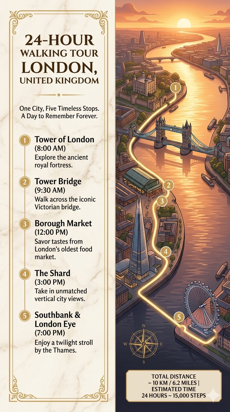 GPT Image 2 London walking tour infographic result